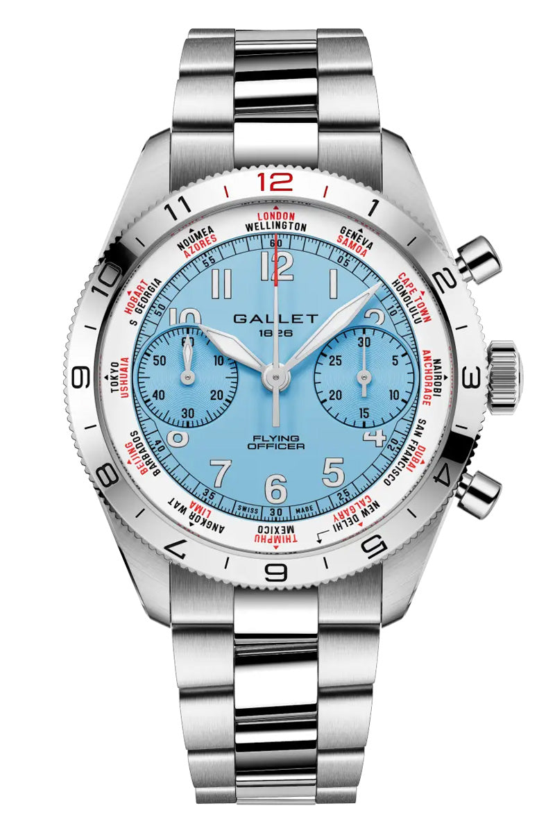 Gallet Flying Officer Chronograph 40mm AG2301131C1A1