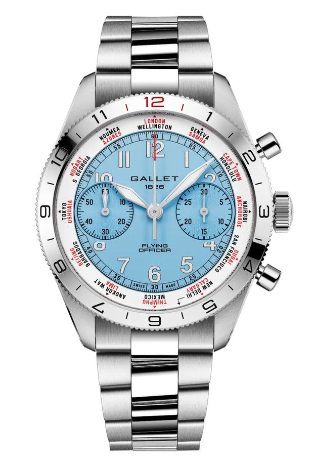 Gallet Flying Officer Chronograph 40mm AG2301131C1A1