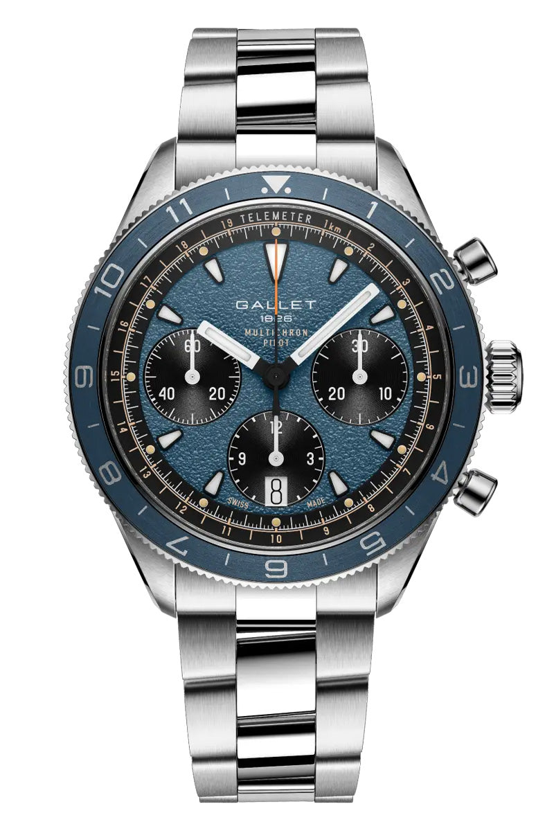 Gallet Multichron Pilot 42mm Automatic Chronograph AG2303171C1A1