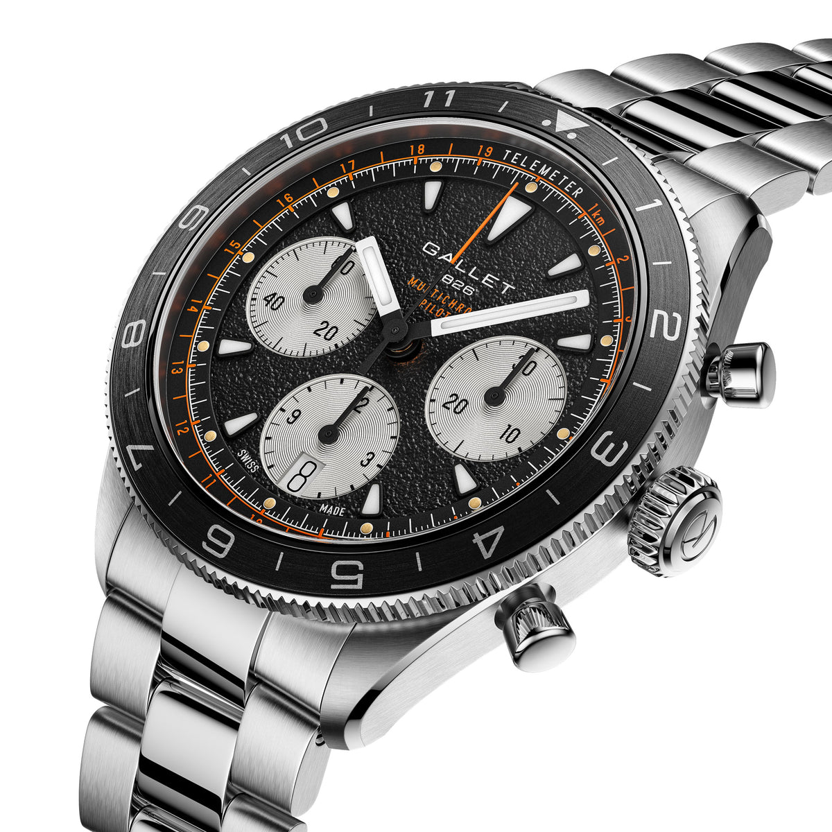 Gallet Multichron Pilot 42mm Automatic Chronograph AG2303251B1A1