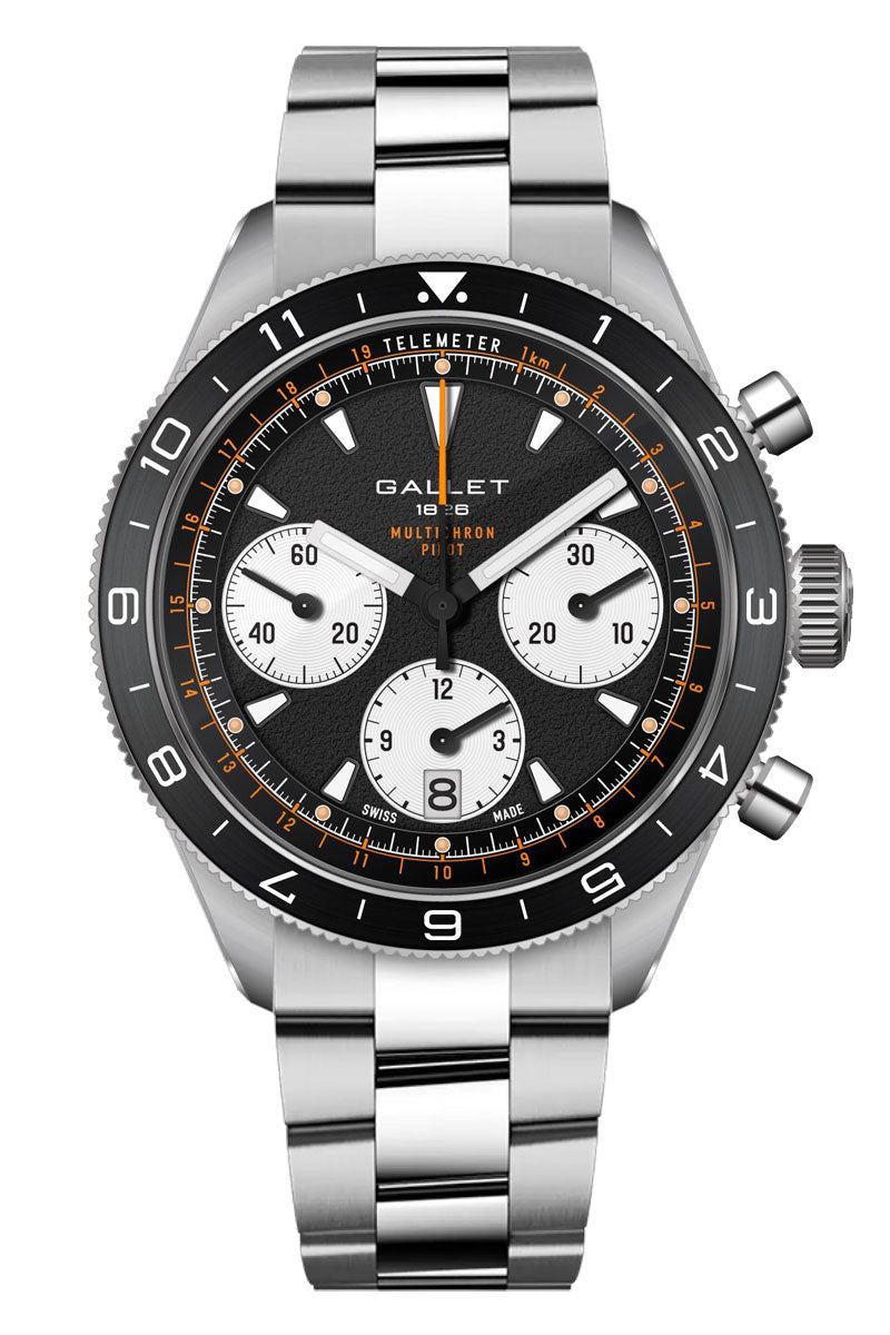 Gallet Multichron Pilot 42mm Automatic Chronograph AG2303251B1A1