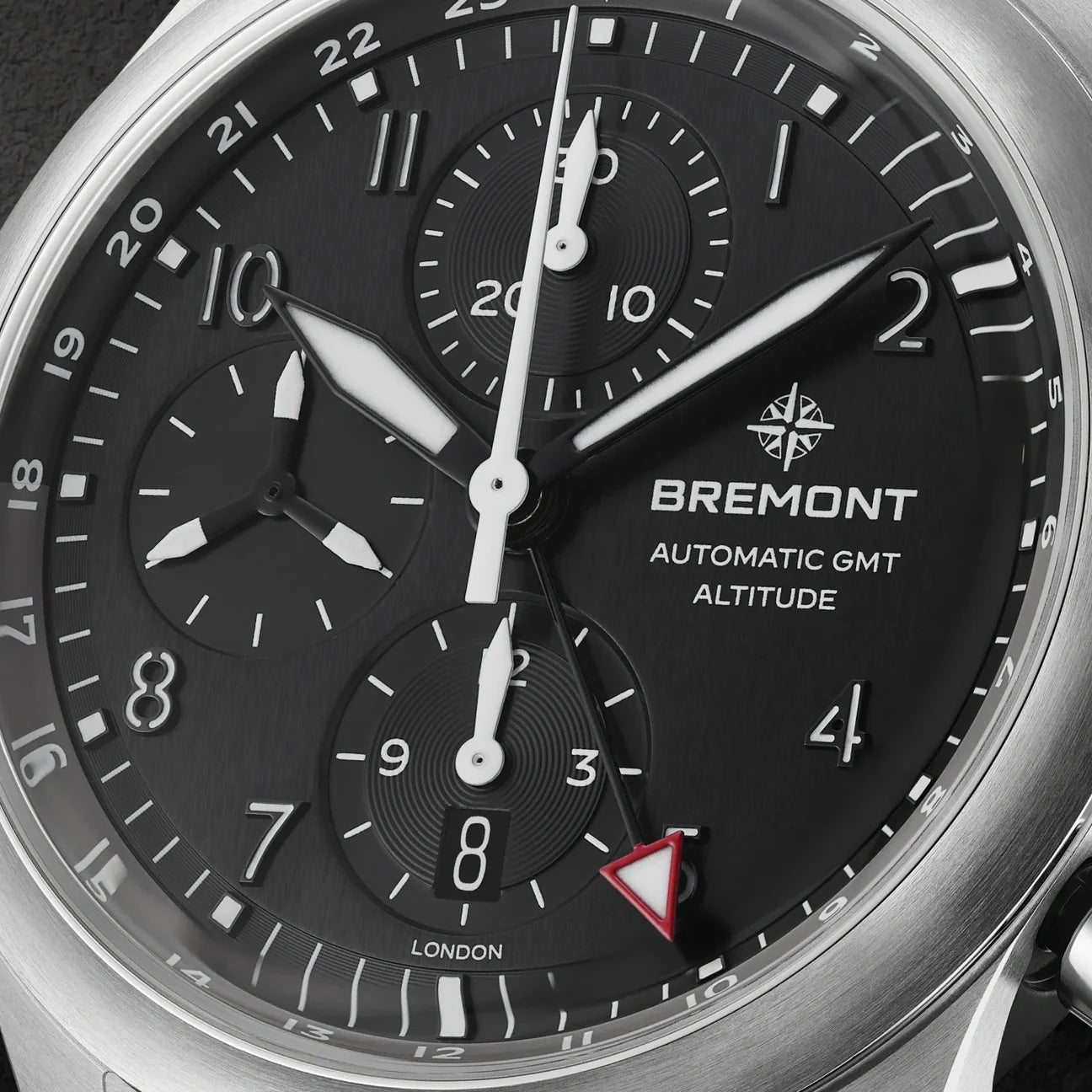 Bremont Altitude Chronograph GMT ALT42-CHR-G-SS-BK-L-S
