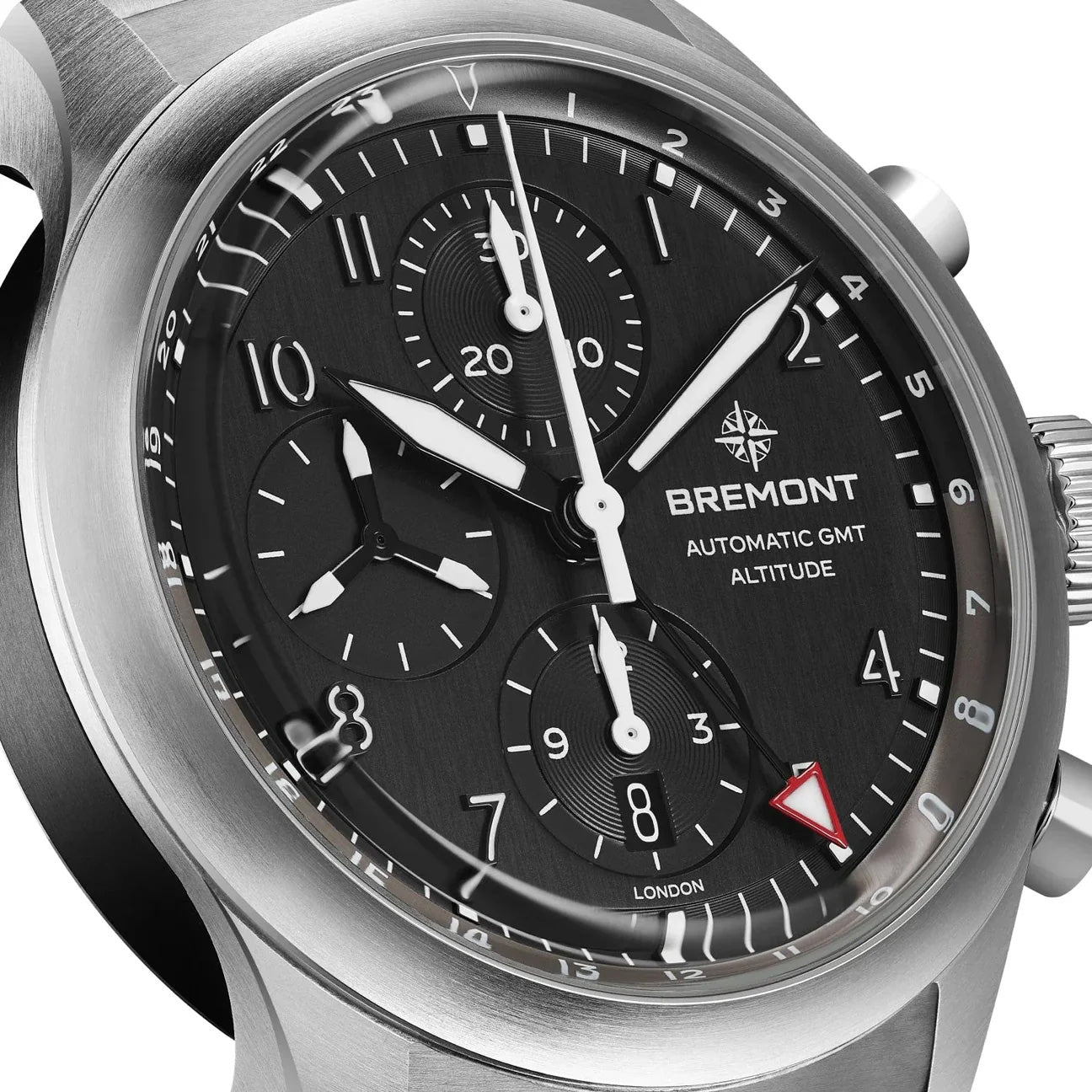 Bremont Altitude Chronograph GMT ALT42-CHR-G-SS-BK-L-S