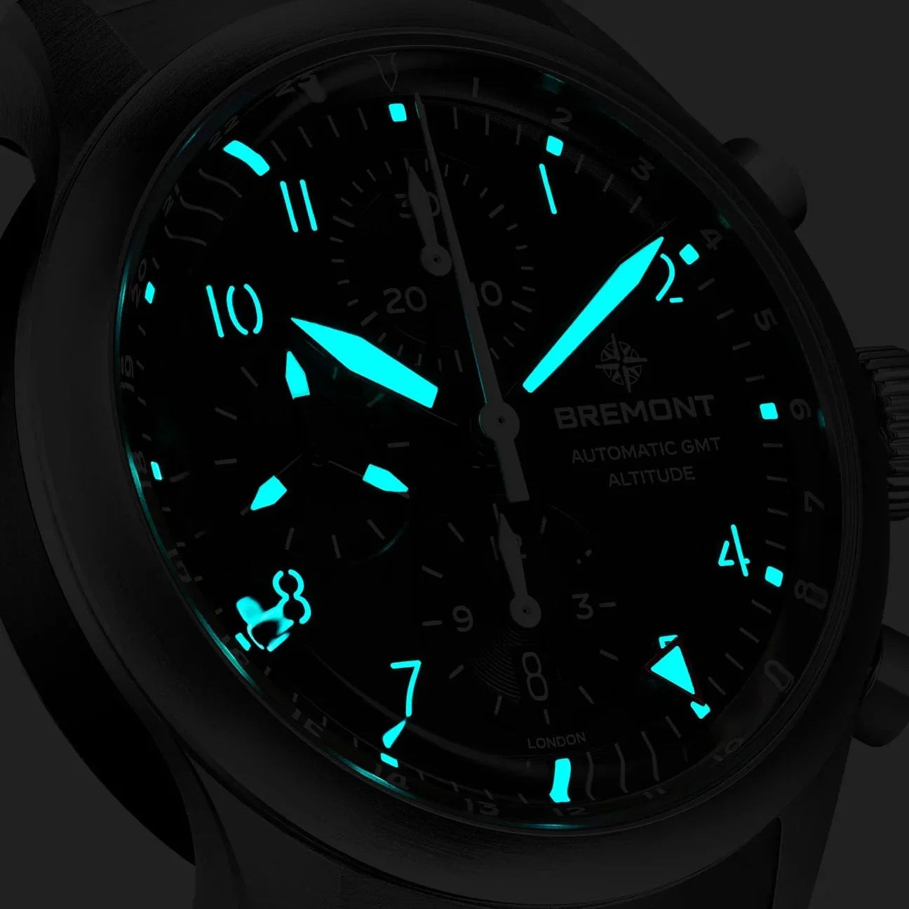 Bremont Altitude Chronograph GMT ALT42-CHR-G-SS-BK-L-S