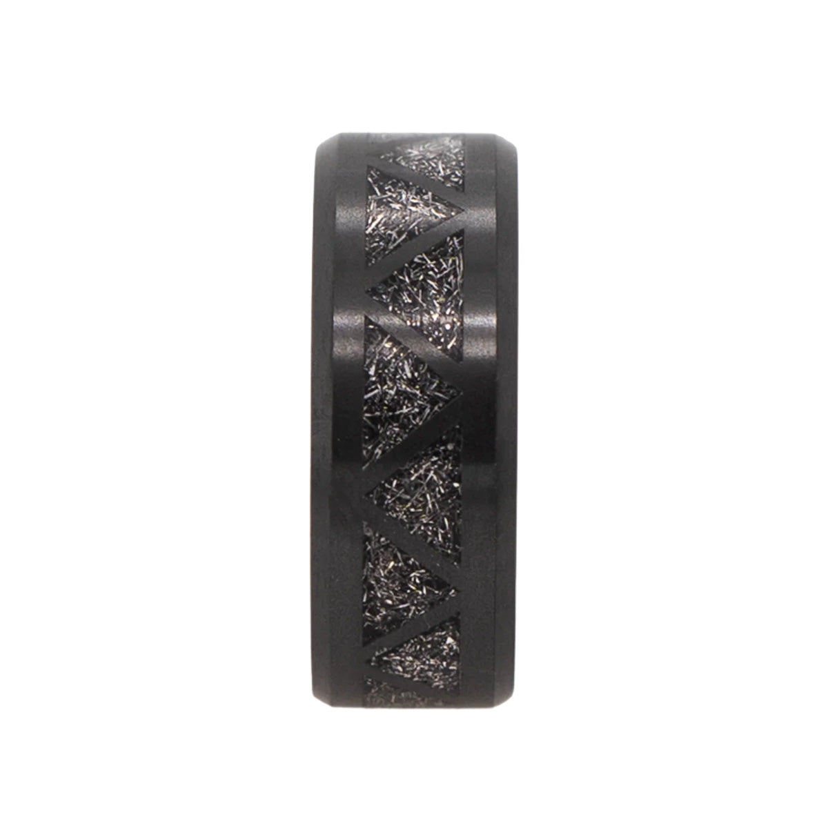 Elysium Black Diamond Ares Authentic Muonionalausta Meteorite Triangle Pattern Inlay