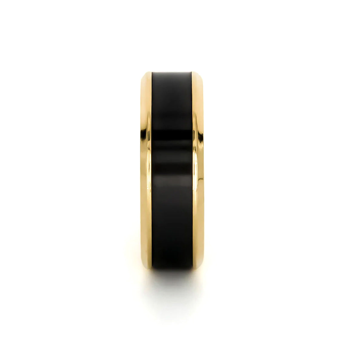 Elysium Black Diamond Imperium 18K Yellow Gold With Black Diamond Inlay