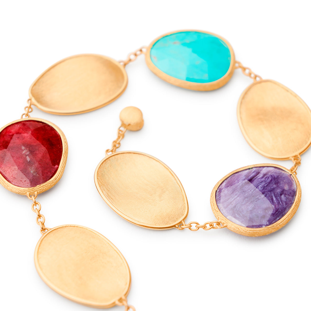Marco Bicego Lunaria Mixed Gemstones Bracelet