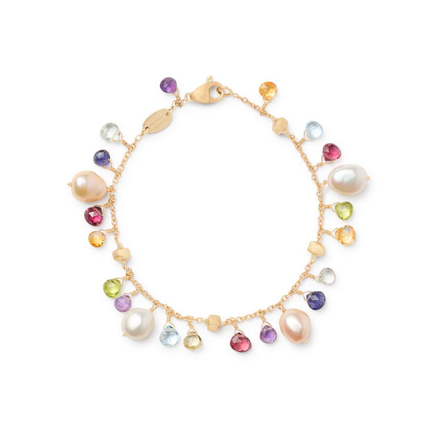 Marco Bicego Paradise Pearls & Multicoloured Gemstone Bracelet