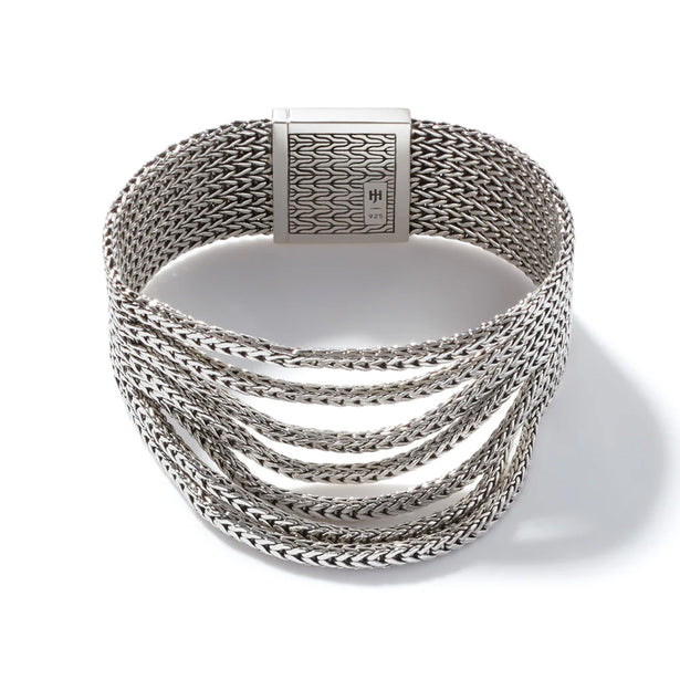 John Hardy Rata Chain Multi Row Bracelet