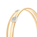 Marco Bicego Masai Two-Strand Coil Bracelet With Diamonds