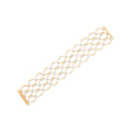 Marco Bicego Marrakech Onde Diamond Flat Link Three-Strand Bracelet