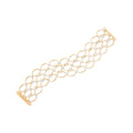 Marco Bicego Marrakech Onde Diamond Flat Link Three-Strand Bracelet