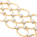 Marco Bicego Marrakech Onde Diamond Flat Link Three-Strand Bracelet