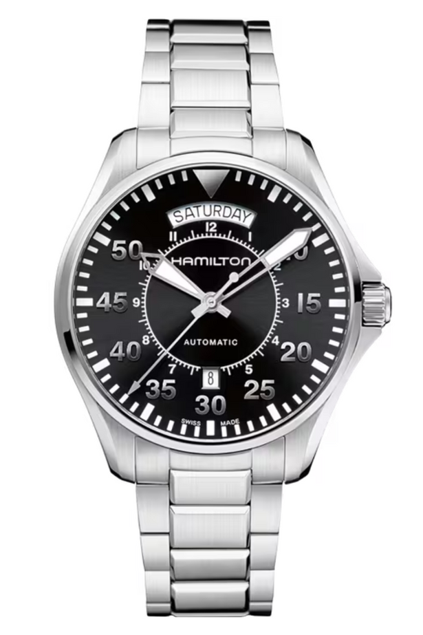 Hamilton Khaki Aviation Pilot Day Date Auto H64615135