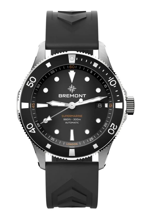 Bremont Supermarine 300M Date SM40-DT-SS-BK-R-S