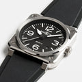 Bell & Ross BR-03 Steel BR03A-BL-ST/SRB