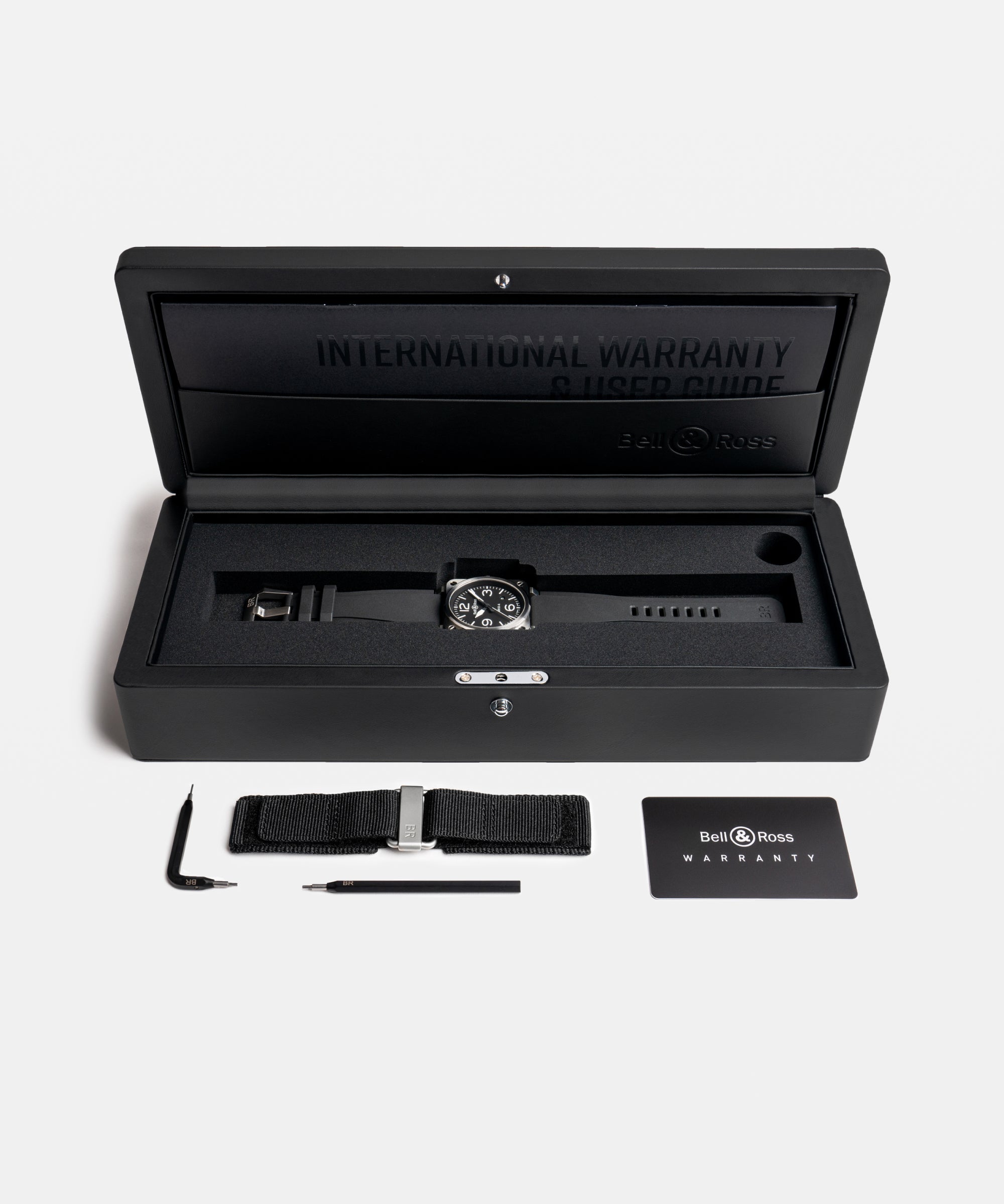 Bell & Ross BR-03 Steel BR03A-BL-ST/SRB