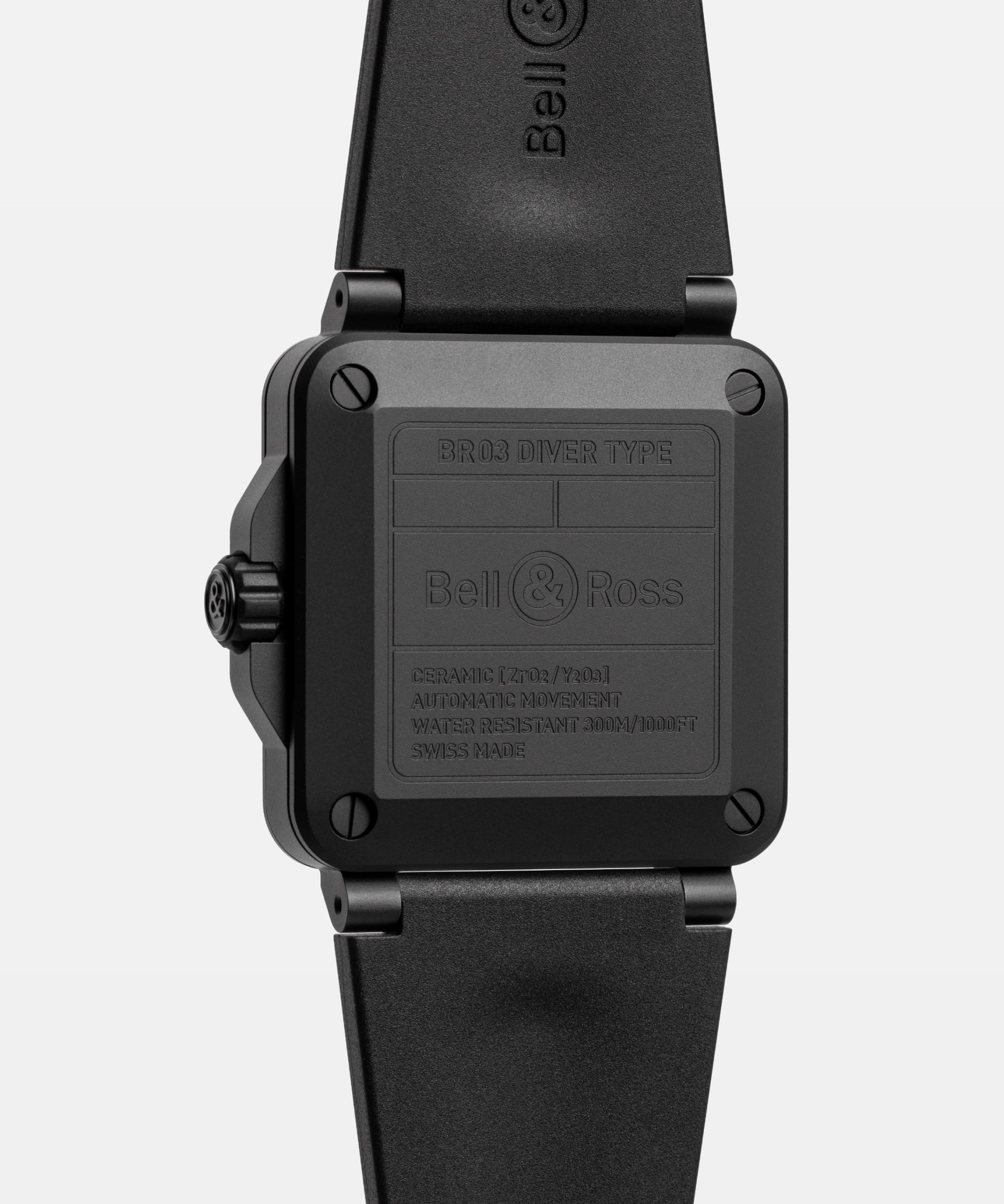 Bell & Ross BR03 Diver 42mm Ceramic Limited Edition BR03A-D-OL-CE/SRB