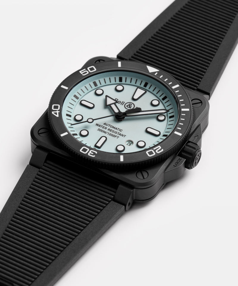 Bell & Ross BR03 Full Lume Diver 42mm Ceramic BR03A-D-LM-CE/SRB