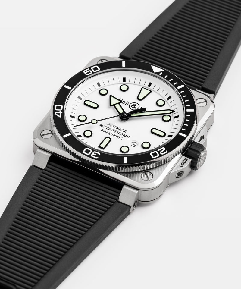 Bell & Ross BR03 Diver 42mm BR03A-D-WH-ST/SRB