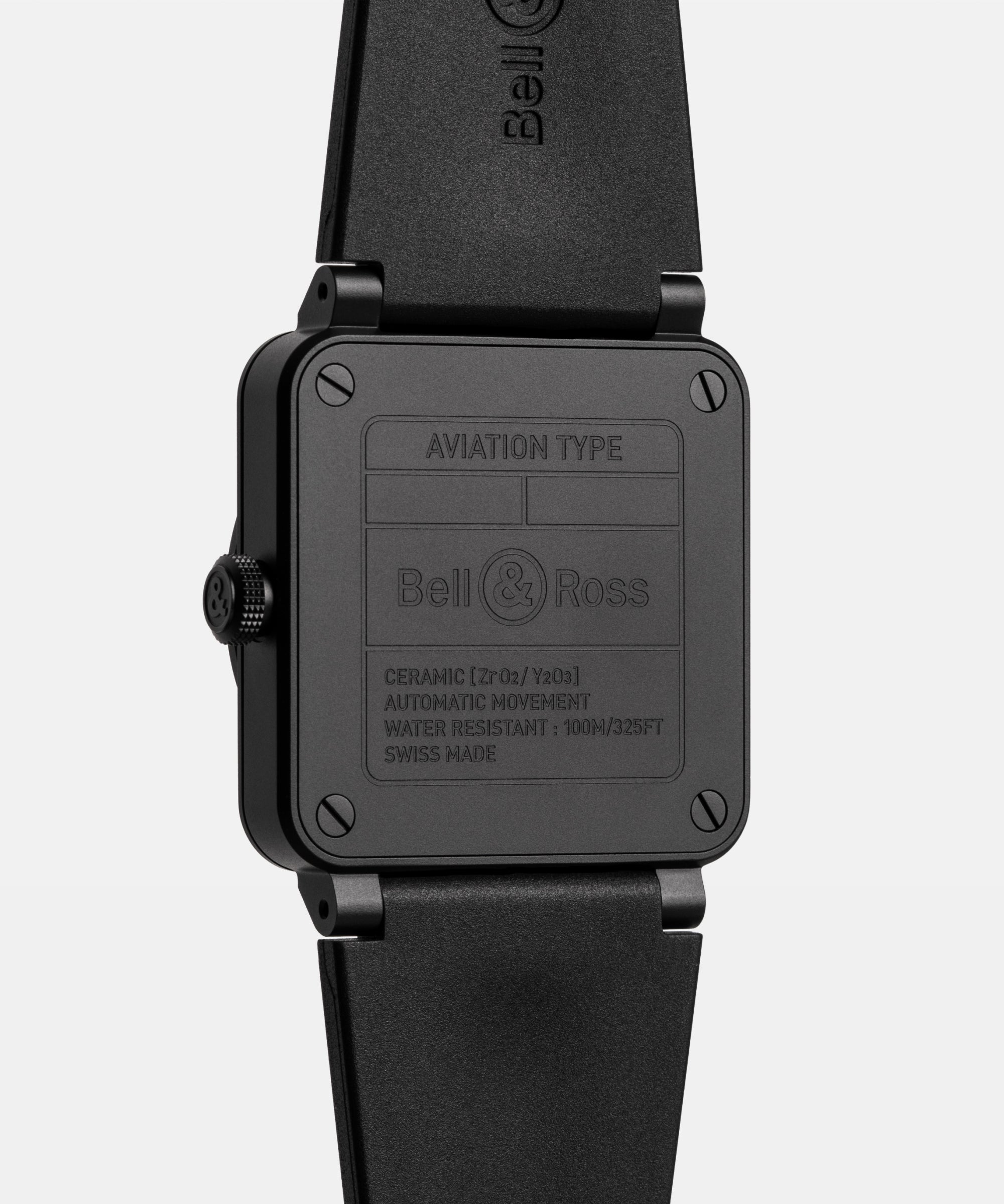 Bell & Ross BR-03 Skeleton Black Ceramic BR03A-BL-SKCE/SRB