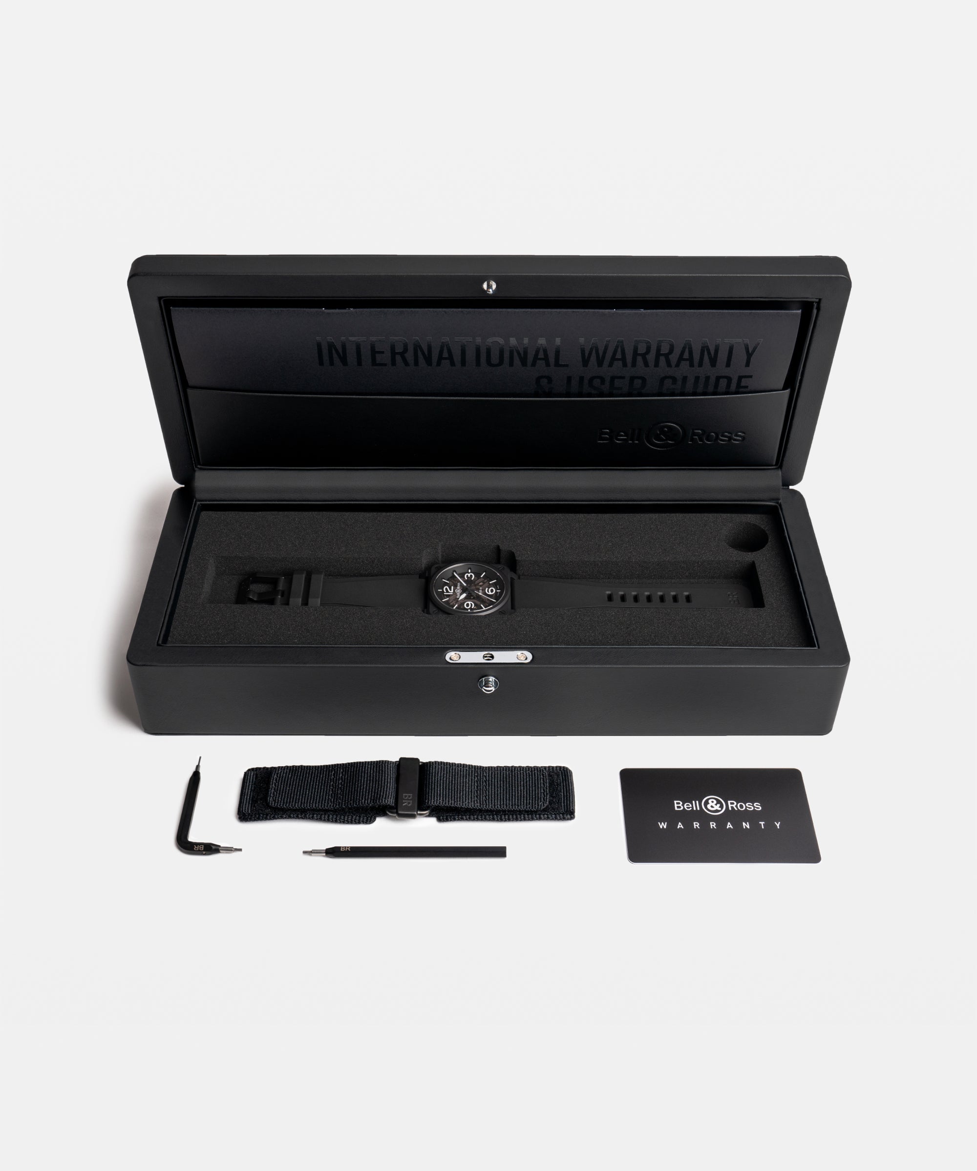 Bell & Ross BR-03 Skeleton Black Ceramic BR03A-BL-SKCE/SRB
