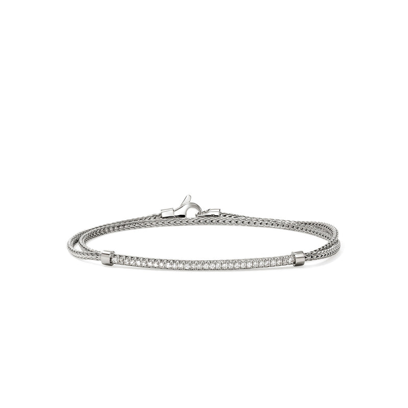 John Hardy JH Essensials Pavé Wrap Bracelet