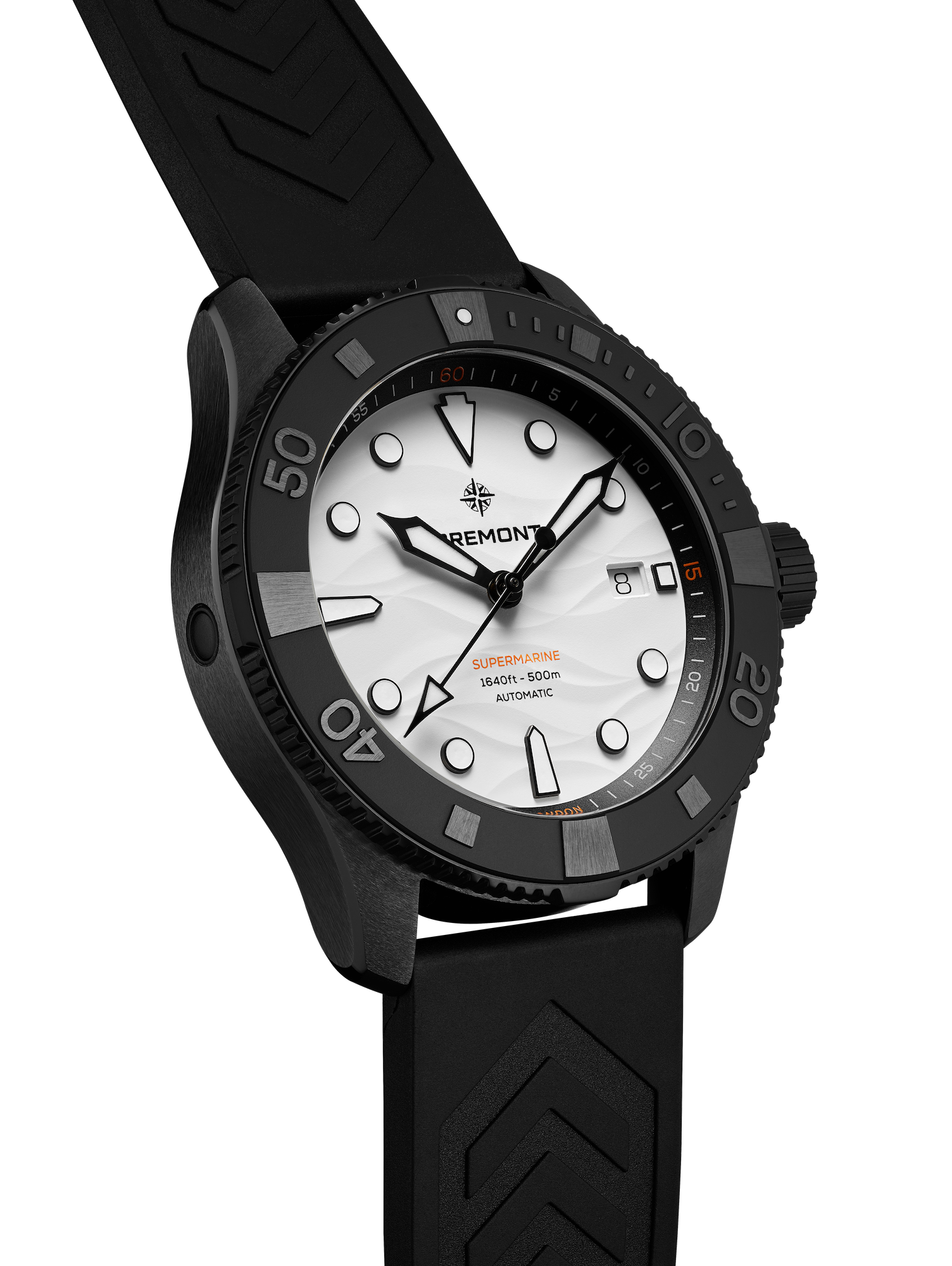 Bremont Supermarine Ceramic Polar SM43-DT-BKCER-WH-R-S