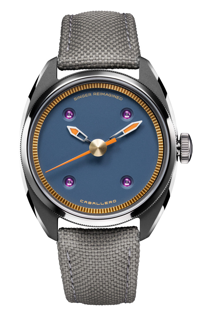Singer Reimagined Caballero Titanium Avio Blue SR702-3