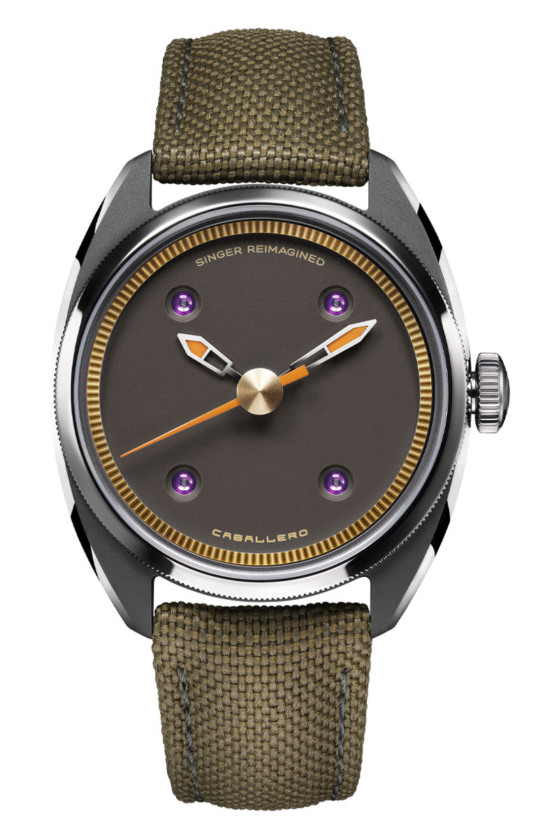 Singer Reimagined Caballero Titanium Cocoa Brown SR702-5