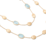 Marco Bicego Siviglia Long Necklace With Aquamarines