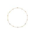 Marco Bicego Siviglia Diamond Necklace with Oval Elements