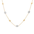 Marco Bicego Siviglia Diamond Necklace with Oval Elements