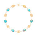 Marco Bicego Lunaria Collar Necklace With Turquoise