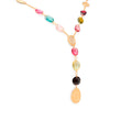 Marco Bicego Lunaria Lariat And Mixed Tourmaline Diamond Necklace