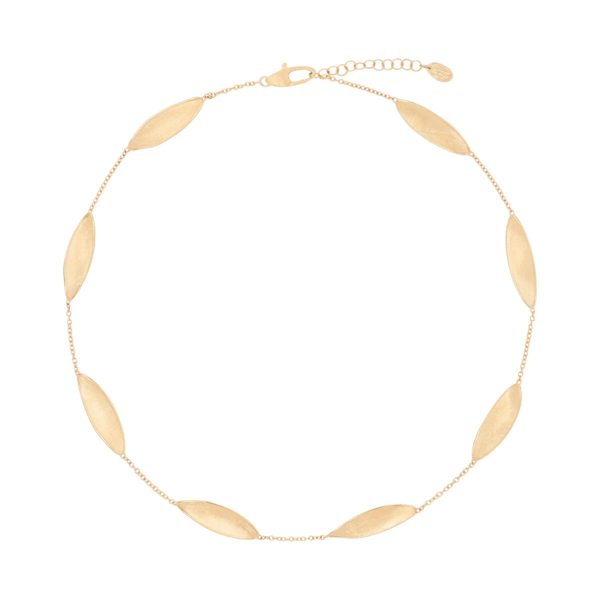Marco Bicego Lunaria Twist Gold Leaves Necklace