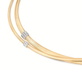 Marco Bicego Masai Two-Strand Necklace With Diamonds