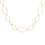 Marco Bicego Marrakech Onde Diamond Flat Link Collar Necklace