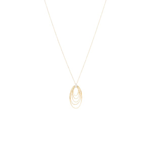 Marco Bicego Marrakech Onde Diamond Large Concentric Pendant Necklace