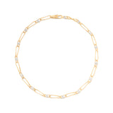 Marco Bicego Marrakech Onde Twisted Coil Link Necklace With Diamonds