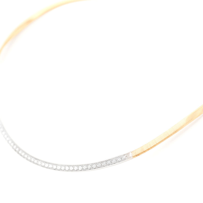 Marco Bicego Marrakech Coil Necklace with Diamond Bar