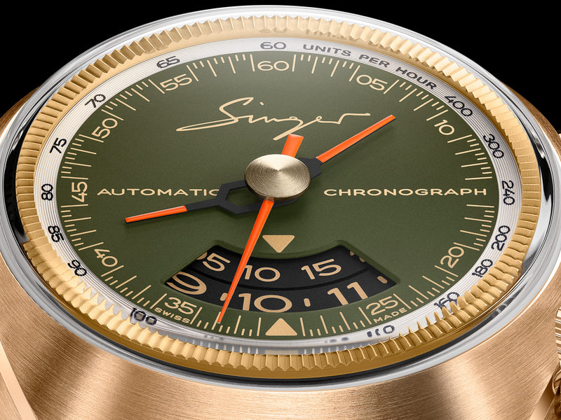 Singer Reimagined 1969 Bronze Chronograph SR203