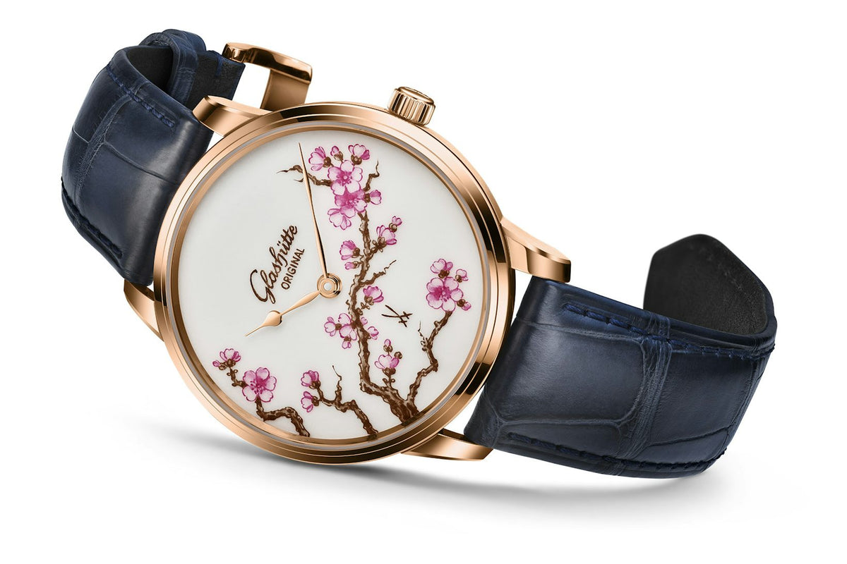 Glashütte Original Senator Meissen Cherry Blossom Limited Edition 1-36-16-05-05-01