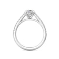 Martin Flyer Micropave Round Engagement Ring DERM18-1.3PL-C-7.5RD