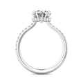 Martin Flyer Micropave Round Engagement Ring DERM92XSPL-C-8.0RD