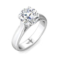 Martin Flyer Solitaire Round Engagement Ring DERS01LPL-9.0RD