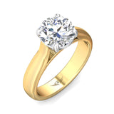 Martin Flyer Solitaire Round Engagement Ring DERS01MYZPL-8.5RD