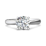 Martin Flyer Solitaire Round Engagement Ring DERS01XSPL-8.0RD