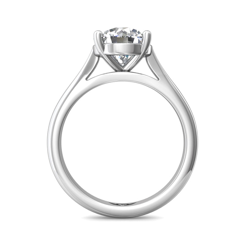 Martin Flyer Solitaire Round Engagement Ring DERS01XSPL-8.0RD