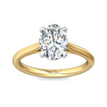 Martin Flyer Solitaire Oval Engagement Ring DERS01XXSYZPL-9.7X7.2OV